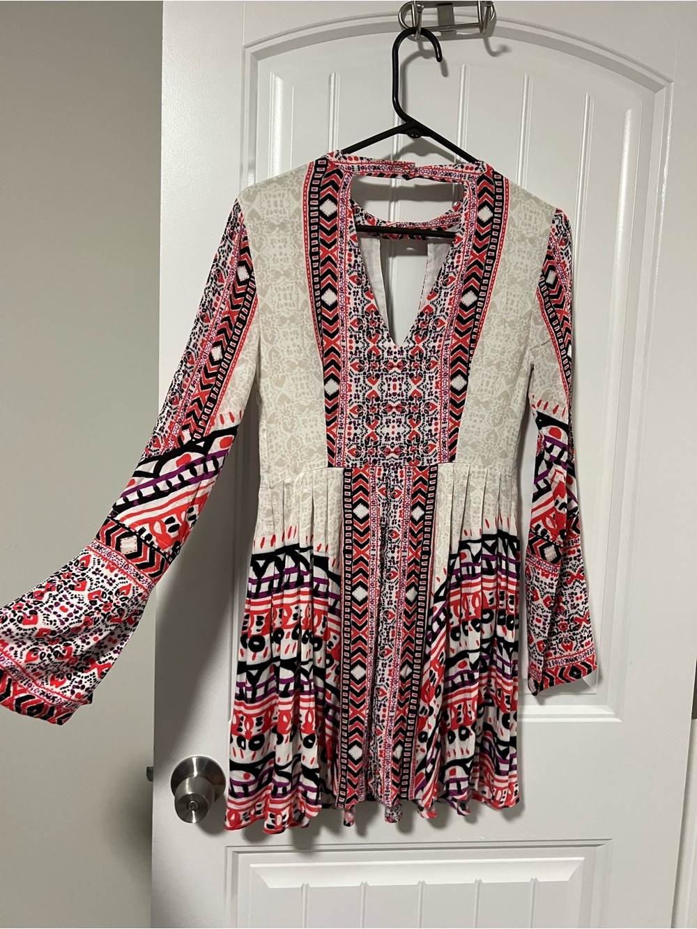 Free People Tegan Border Print Mini Dress NWT Size 0